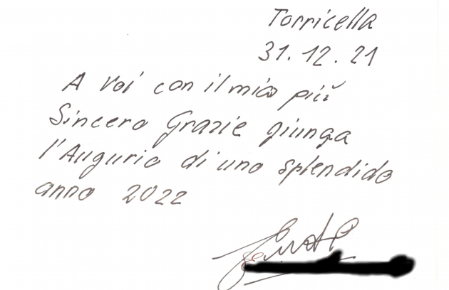 Biglietto Mazzacchi